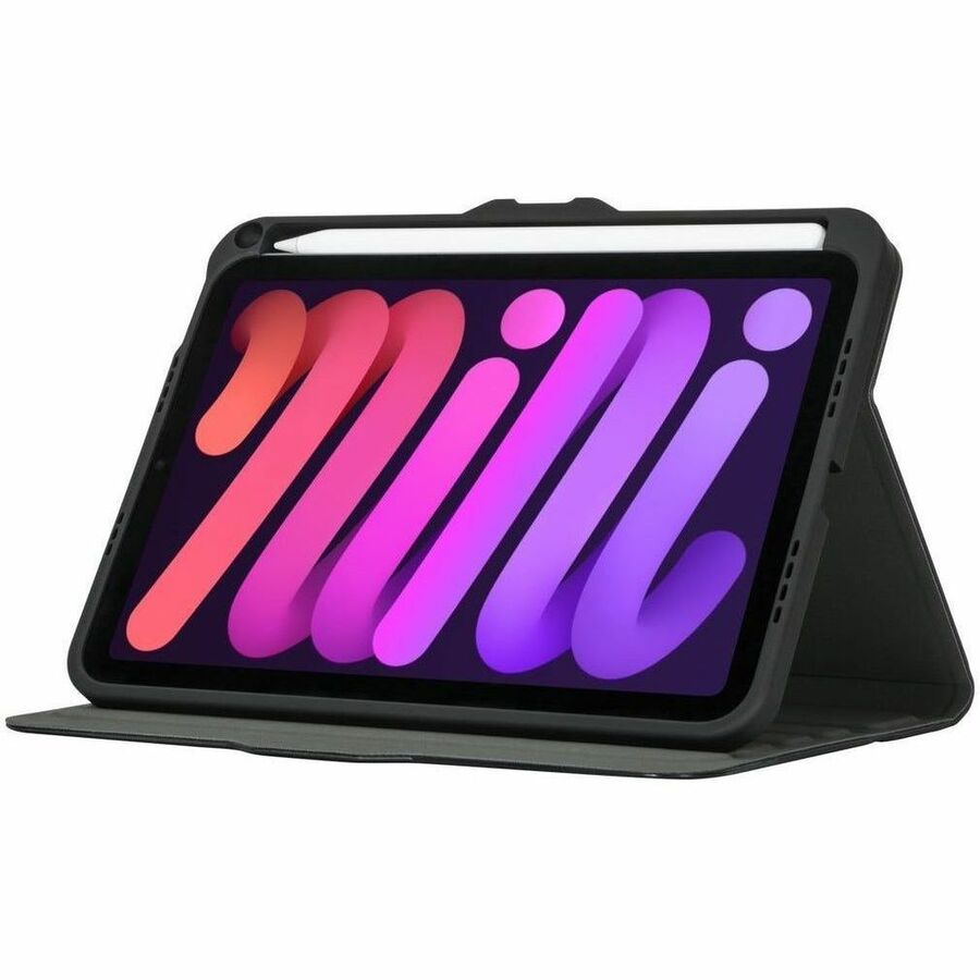 Targus VersaVu THZ914GL Carrying Case for 8.3" Apple iPad mini (6th Generation) Tablet - Black