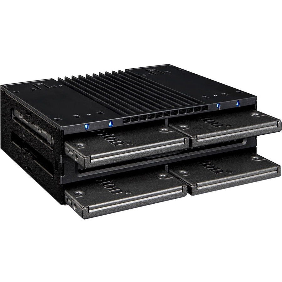 Icy Dock FlexiDOCK MB024SP-B Drive Enclosure 12Gb/s SAS, SATA/600 - Serial ATA/600 Host Interface External - Black