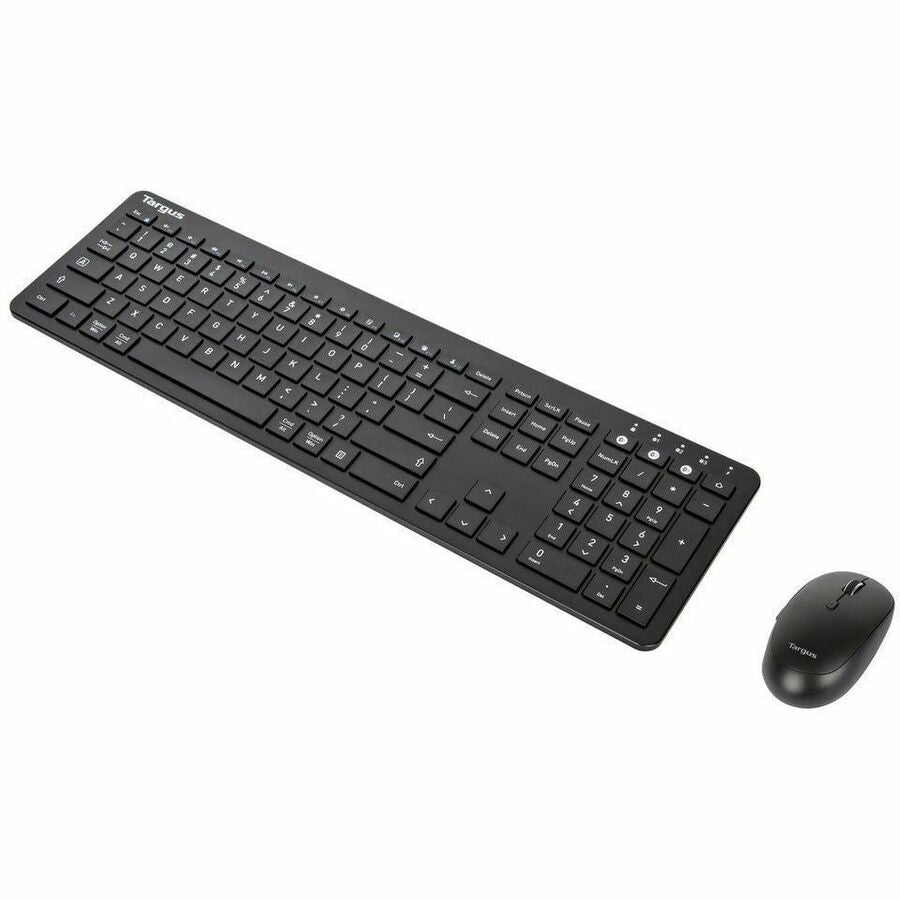 Targus Antimicrobial Full-Size Keyboard and Midsize Comfort Mouse Bundle