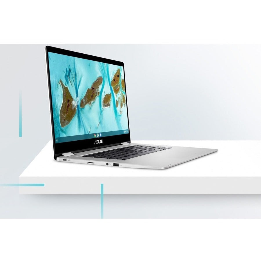 Asus Chromebook C424 C424MA-WH44F 14" Chromebook - Full HD - Intel Celeron N4020 - 4 GB - 64 GB Flash Memory - Silver