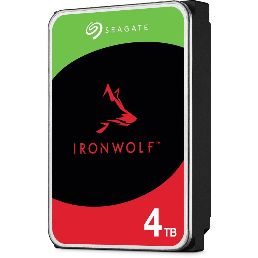 Seagate IronWolf ST4000VN006 4 TB Hard Drive - 3.5" Internal - SATA (SATA/600) - Conventional Magnetic Recording (CMR) Method