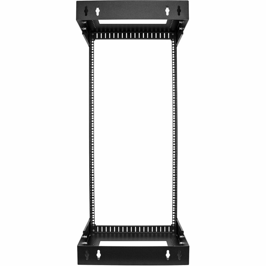 StarTech.com 2-Post 24U Heavy-Duty Wall Mount Network Rack, 19" Open Frame Server Rack with Adjustable Depth, Data Rack for IT Equipment~