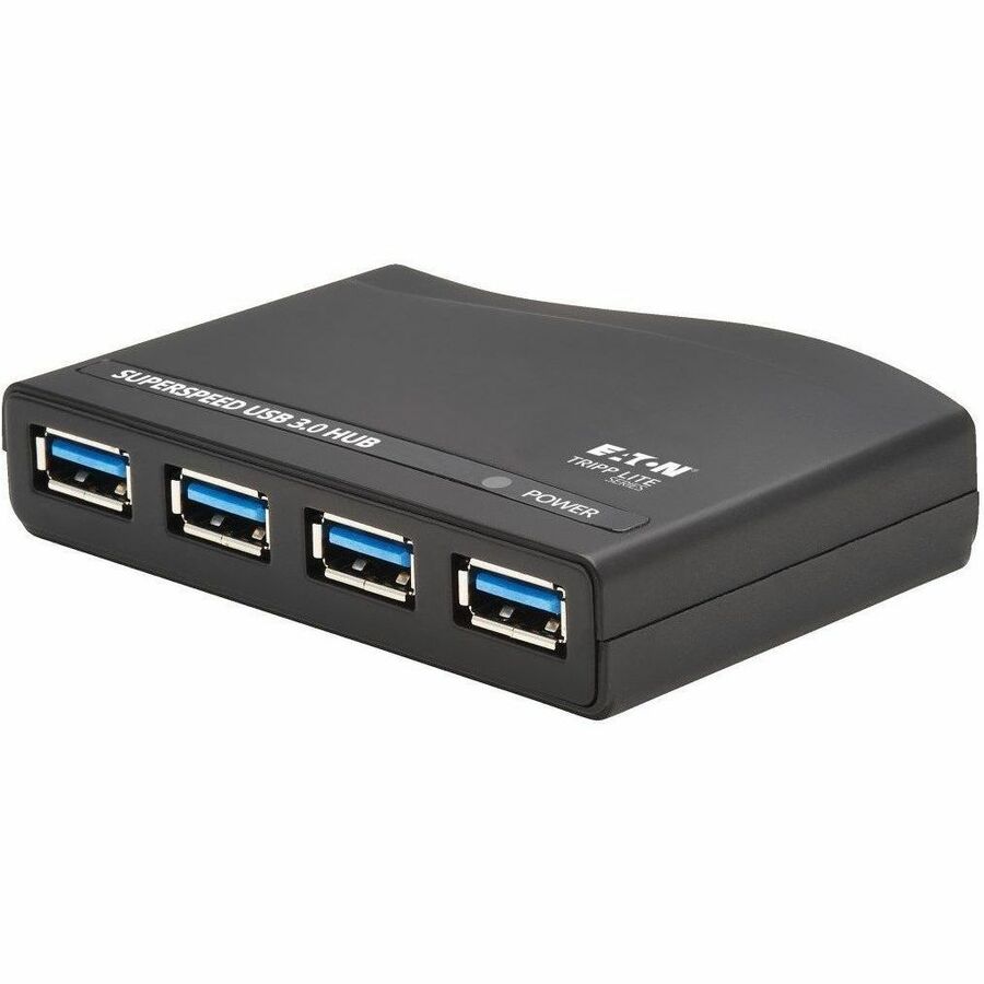Eaton Tripp Lite Series 4-Port USB-A Mini Hub - USB 3.x (5Gbps), International Plug Adapters