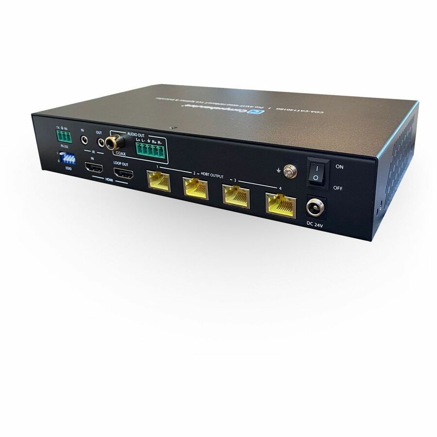 Comprehensive Pro AV/IT 4K UHD HDMI to HDBaseT 1x4 Distribution Amplifier/Extender up to 492ft
