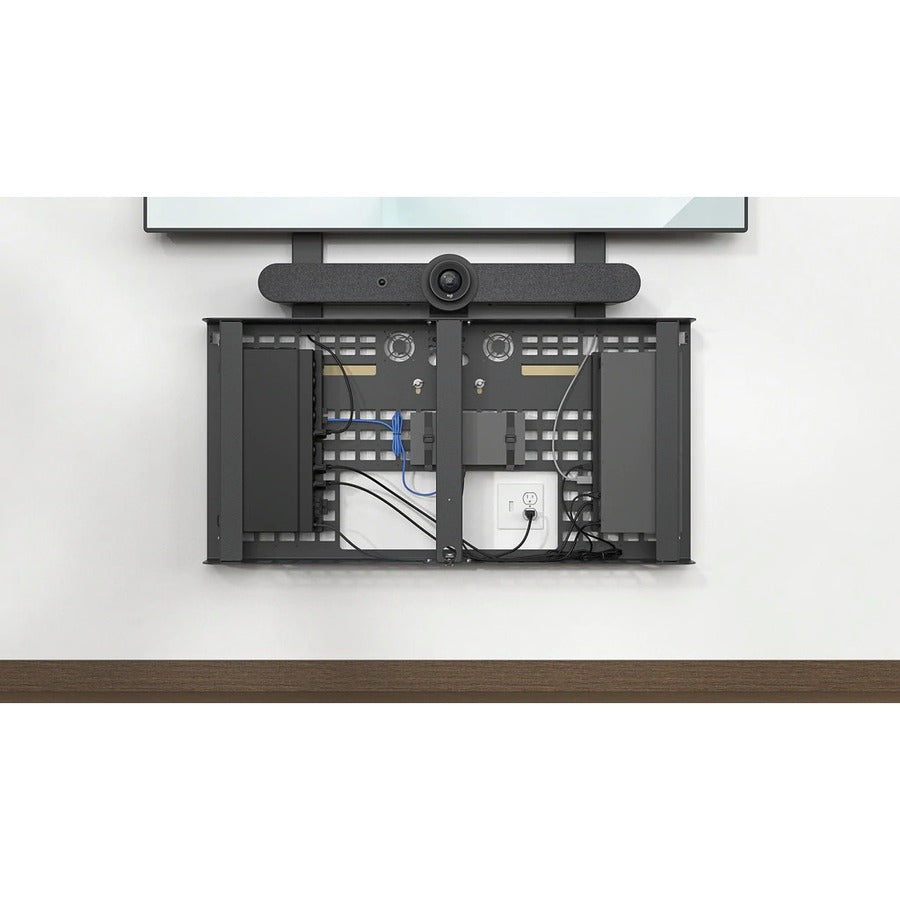 Heckler Design Wall Mount for Video Conferencing System, PTZ Camera, Video Conferencing Camera - Black Gray