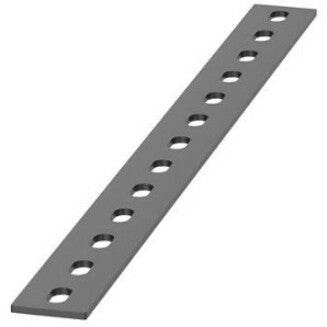 Panduit Wire Basket Flat Expansion Splice Bar, Black