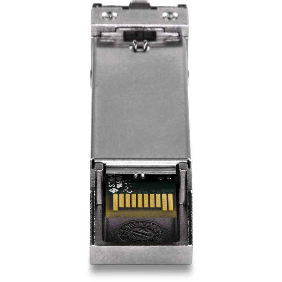 TRENDnet SFP Multi-Mode LC Module, Up To 550m (1800 Ft), Mini-GBIC, Hot Pluggable, IEEE 802.3z Gigabit Ethernet, Supports Up To 1.25 Gbps, Lifetime Protection, Silver, TEG-MGBSX