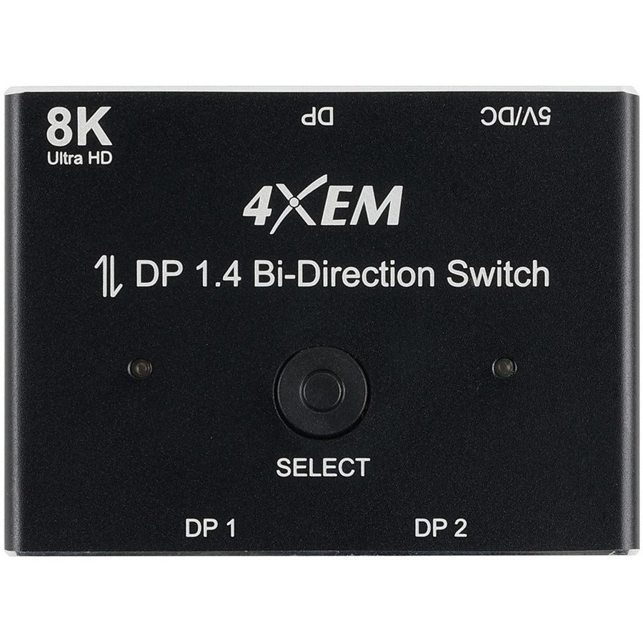 4XEM 8K DisplayPort Bi-Directional Switch