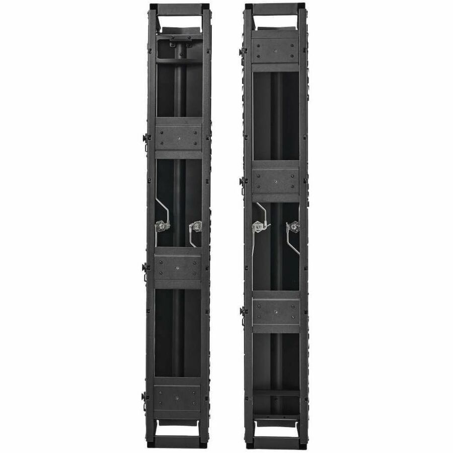 Eaton Tripp Lite Series High-Capacity Vertical Cable Manager - Deep Double Finger Duct with Cover, Single Sided, 6 in. Wide, Black, 7 ft. (2.2 m)