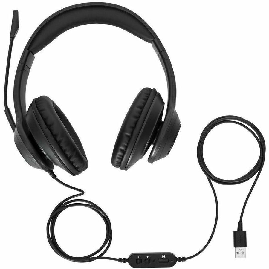 WIRED STEREO HEADSET BLACK