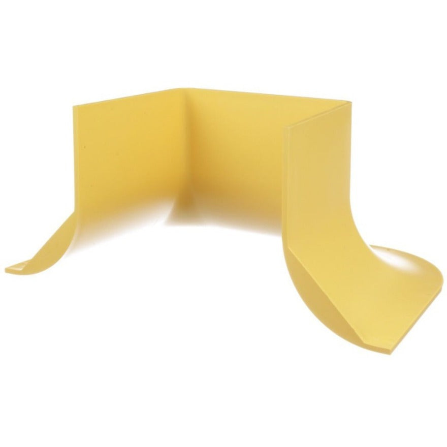 Panduit FiberRunner Bend Radius Control Trumpet, 4x4, Yellow