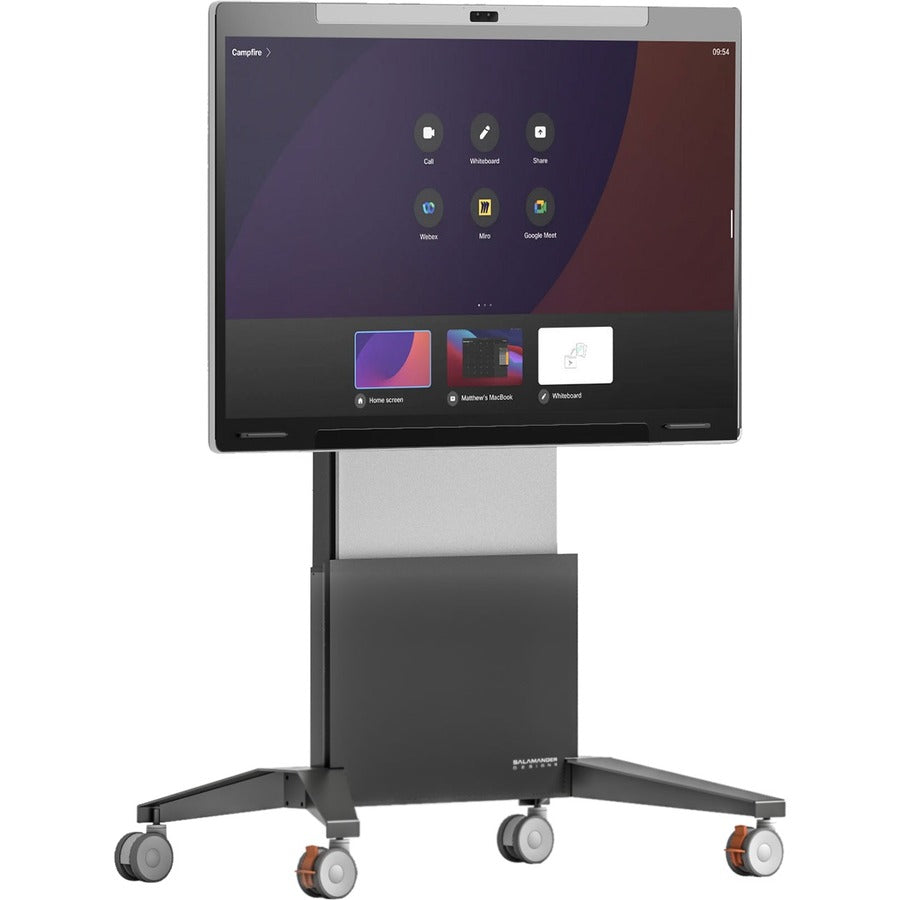 Salamander Designs Electric Lift Mobile Stand Designed for Webex Board Pro 75