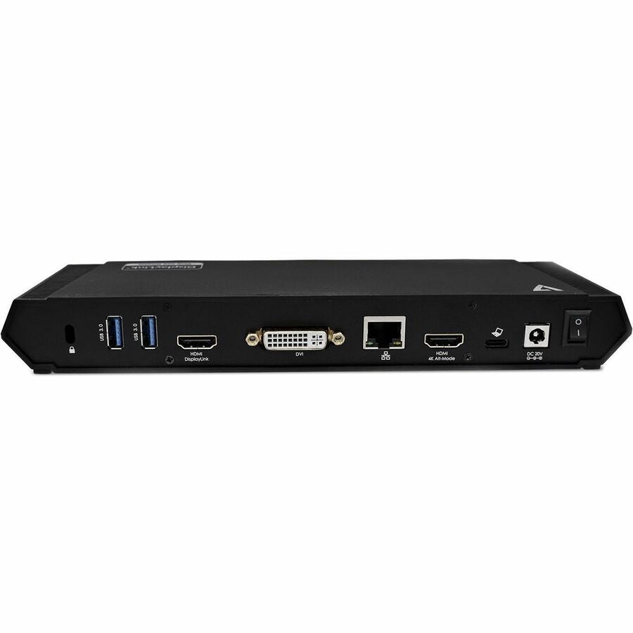 V7 DOCKUSBCUSB-C Triple DisplayLink Docking Station