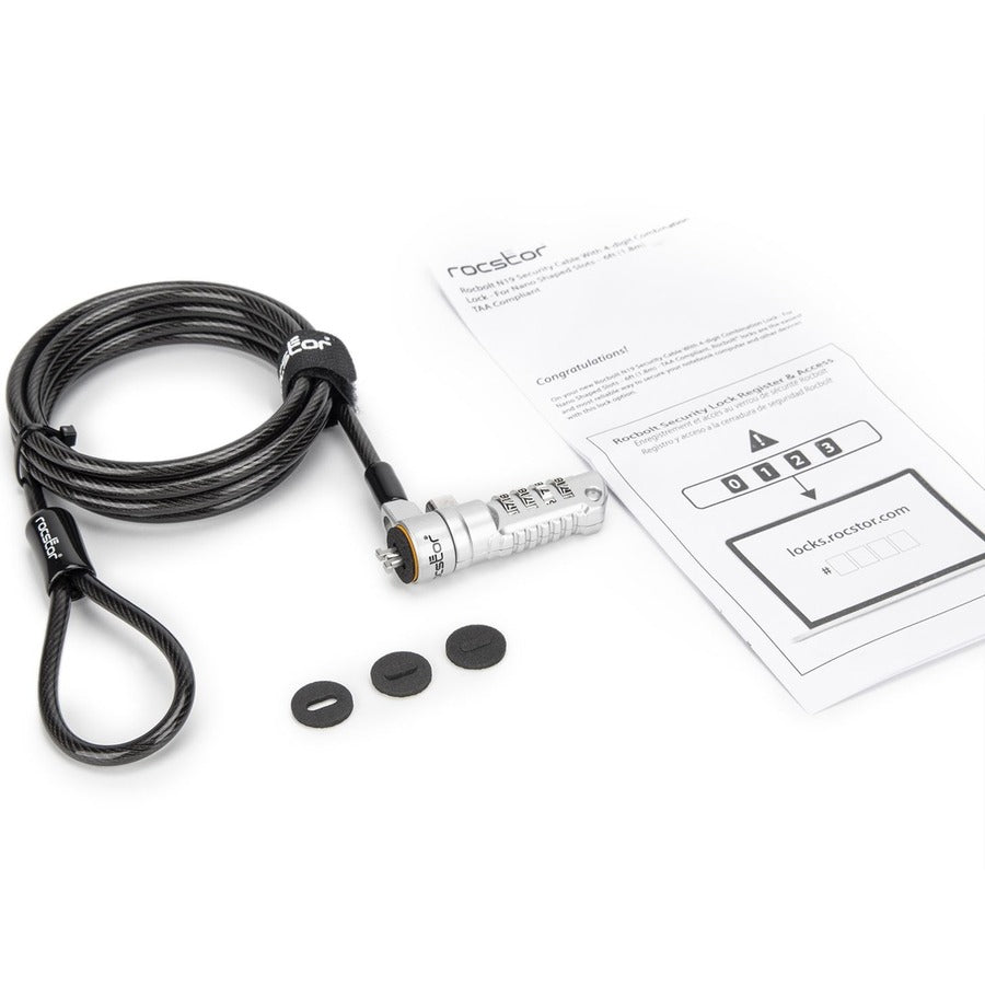 ROCBOLT N19 SECURITY CABLE-6FT