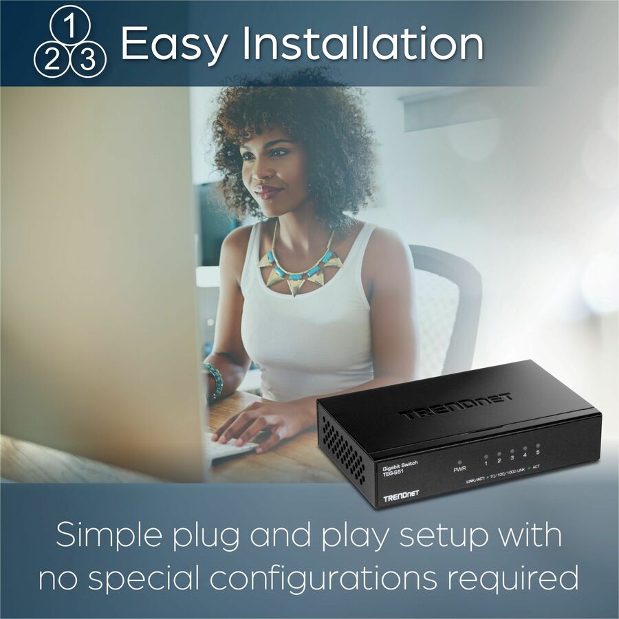 5 Port Gig Desktop Switch