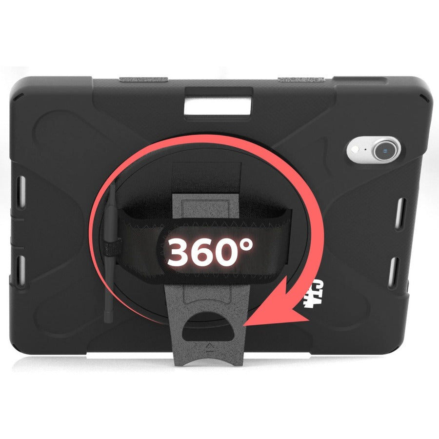CTA Digital Protective Case with Built-in 360 Rotatable Grip Kickstand for iPad Mini 6