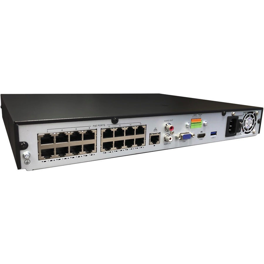 Gyration 16-Channel Network Video Recorder With PoE, TAA-Compliant - 16 TB HDD