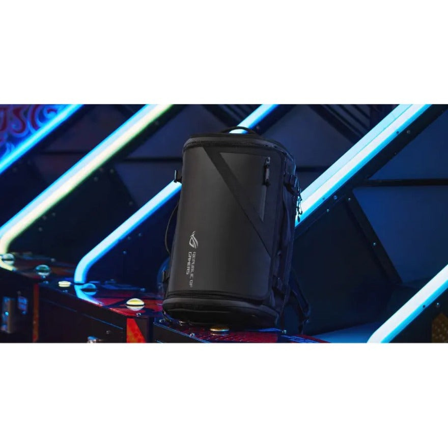 Asus ROG Archer Weekender Carrying Case (Backpack) for 11" to 17" Notebook, Tablet, Accessories - Black