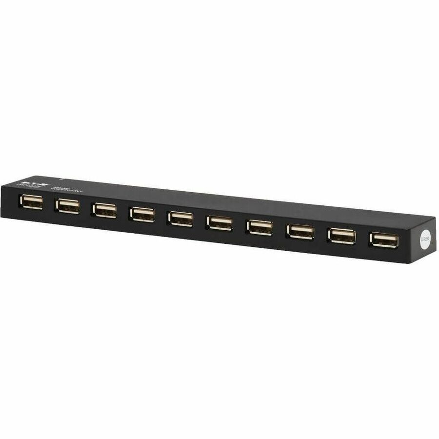 Eaton Tripp Lite Series 10-Port USB 2.0 Hub with Power Supply and International Plug Adapters