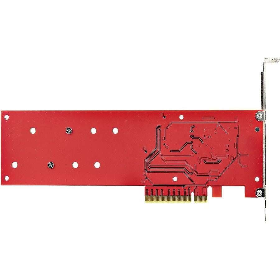 StarTech.com Dual M.2 PCIe SSD Adapter Card, x8 / x16 Dual NVMe or AHCI M.2 SSD to PCI Express 4.0, Up to 7.8GBps/Drive, For 2242/2260/2280/22110mm PCIe M-Key M2 SSDs, Bifurcation Required - PC/Linux Compatible