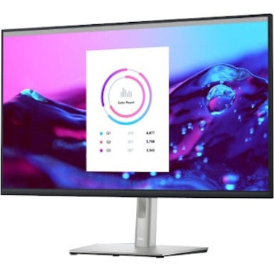 Dell P3223QE 32" Class 4K UHD LCD Monitor - 16:9 - Black, Silver
