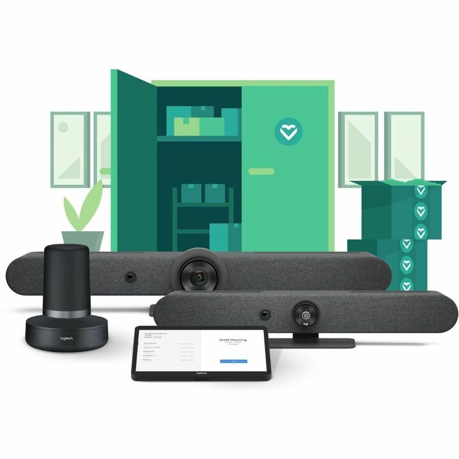 Logitech Rally Bar Mini All-in-One Video Bar (Graphite, TAA Compliant)