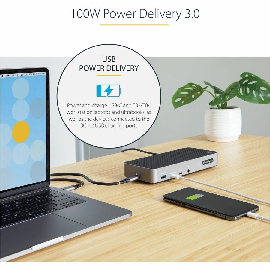 USB-C TRIPLE MONITOR DOCKING