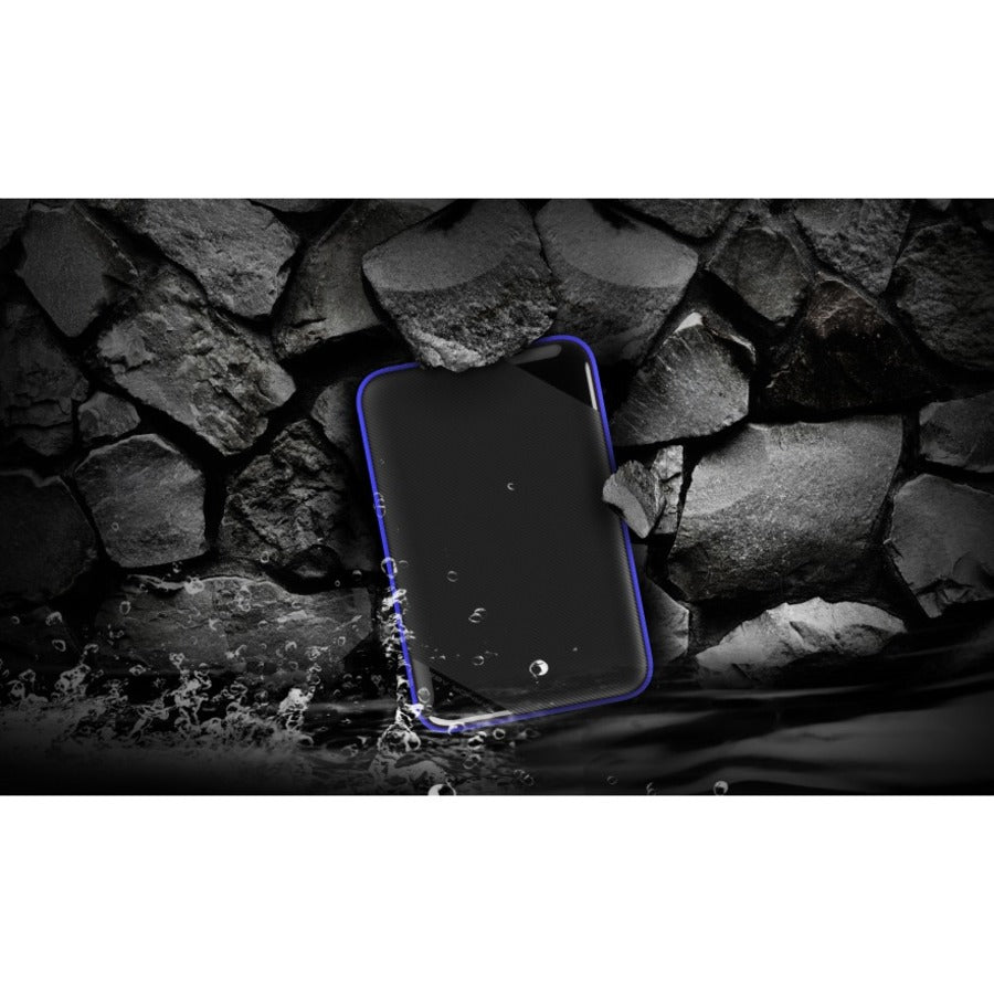 Silicon Power A62 1 TB Rugged Hard Drive - External - Black, Blue