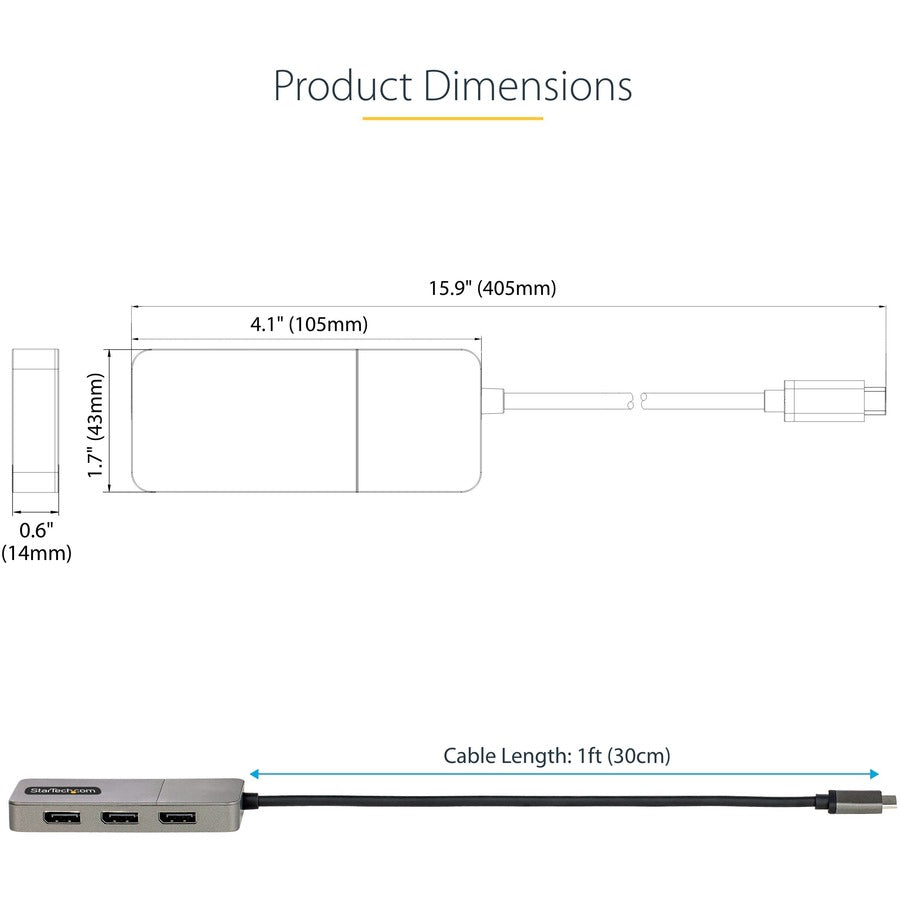 USB-C TO TRIPLE DP MST HUB