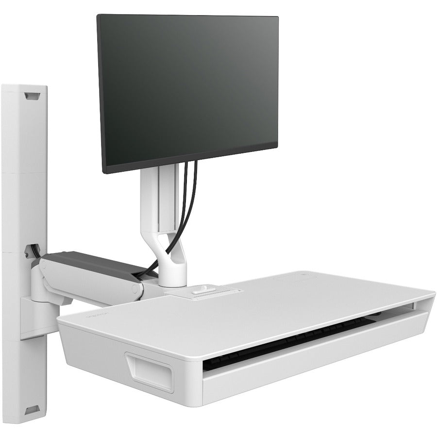 Ergotron CareFit Mounting Arm for Monitor, Mouse, Keyboard, LCD Display, Mount Extension - White
