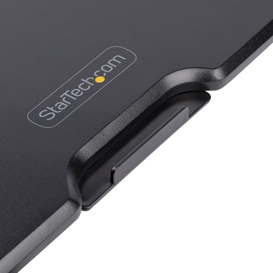 StarTech.com Standing Desk Converter for Laptop, Up to 8kg/17.6lb, Height Adjustable Laptop Riser, Table Top Sit Stand Desk Converter