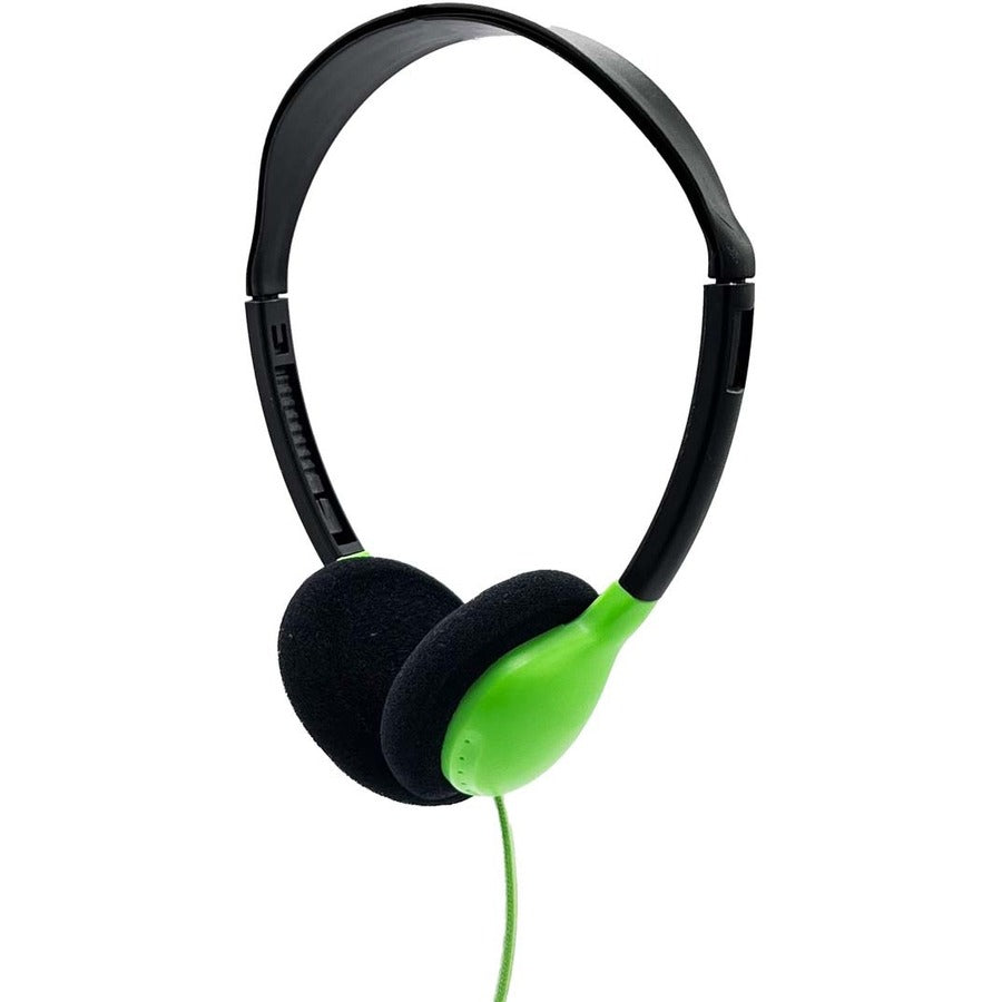 Hamilton Buhl Personal On-Ear Stereo Headphone, GREEN - 200 Pack