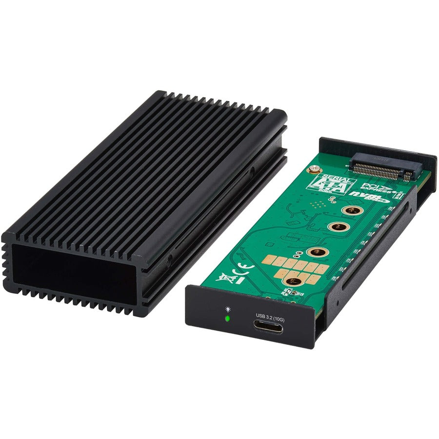 Eaton Tripp Lite Series USB-C to M.2 NVMe and SATA SSD (M-Key) Gaming Enclosure Adapter - USB 3.2 Gen 2 (10 Gbps), LEDs