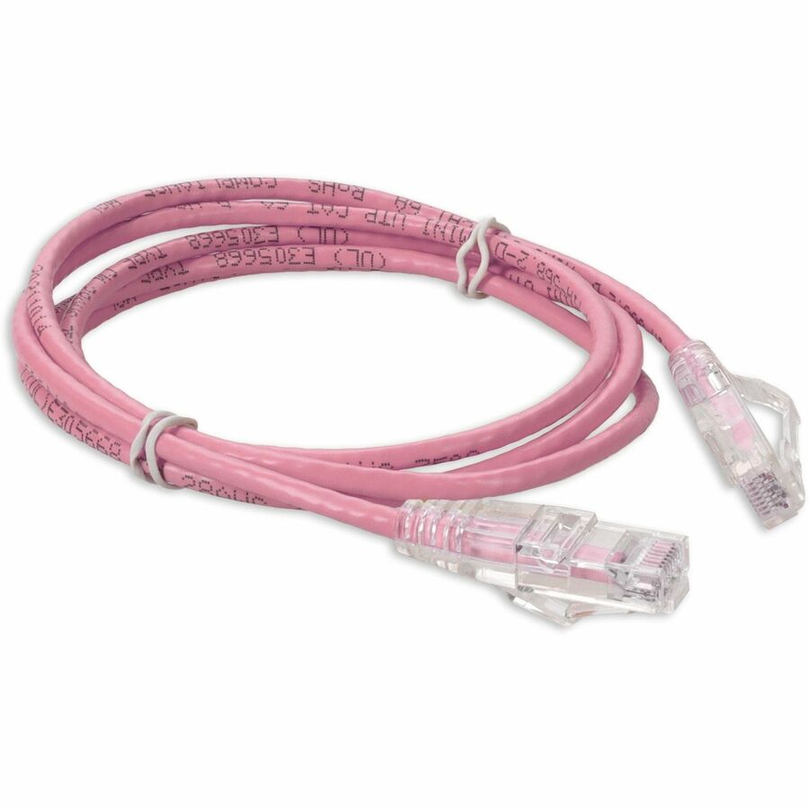 5FT PINK CAT6A SLIM UTP PVC