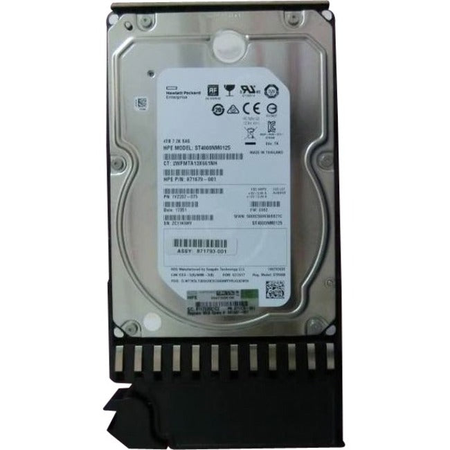 HPE 4 TB Hard Drive - 2.5" Internal - SAS (SATA/600)