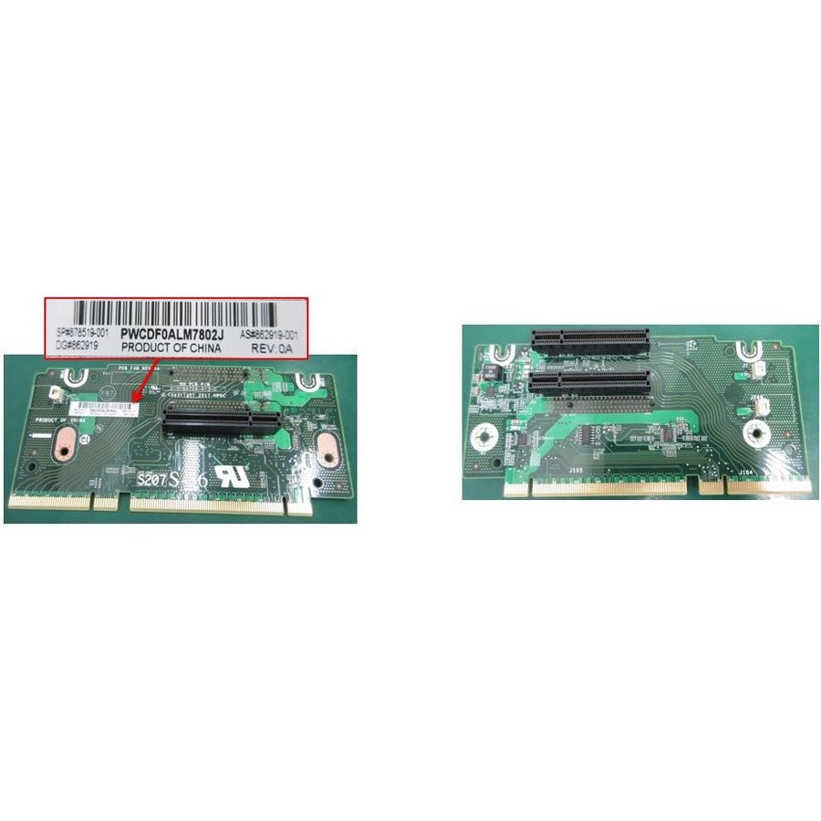 Hewlett Packard Enterprise Replacement Parts Business CPU2, x8x8x8 Riser Card