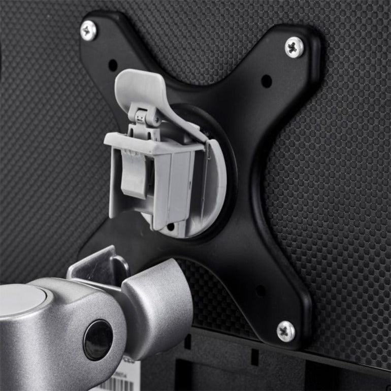 Atdec Modular AWMS-2-4640-F-S Desk Mount for Monitor, Flat Panel Display, Curved Screen Display - Silver