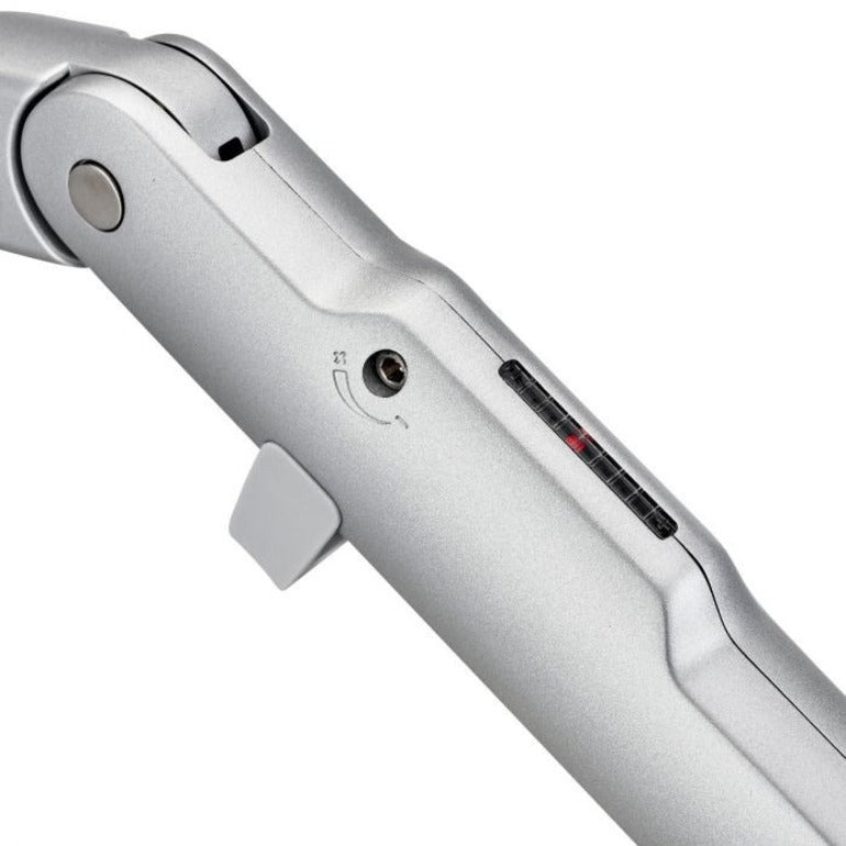 Atdec AWMS-2-D40-F-S Desk Mount for Flat Panel Display, Curved Screen Display, Monitor - Silver