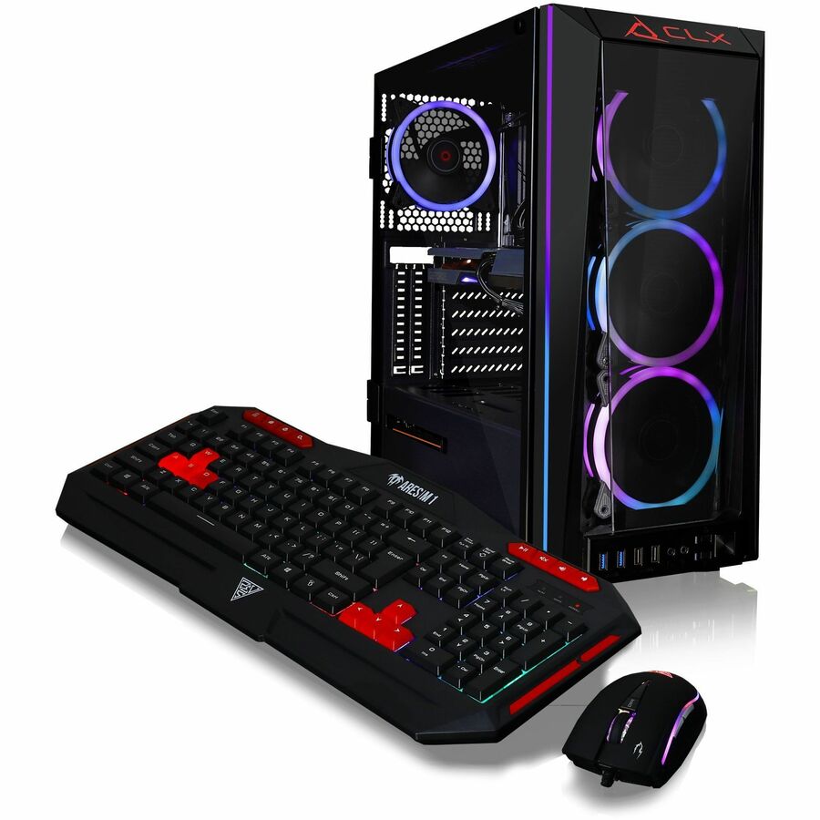 CLX SET TGMSETRTH1642BM Gaming Desktop Computer - AMD Ryzen 9 5900X - 32 GB - 4 TB HDD - 500 GB SSD