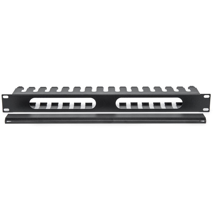 1U HORIZONTAL CABLE MANAGEMENT COMPATIBLE WITH STANDARD 19 RACKS