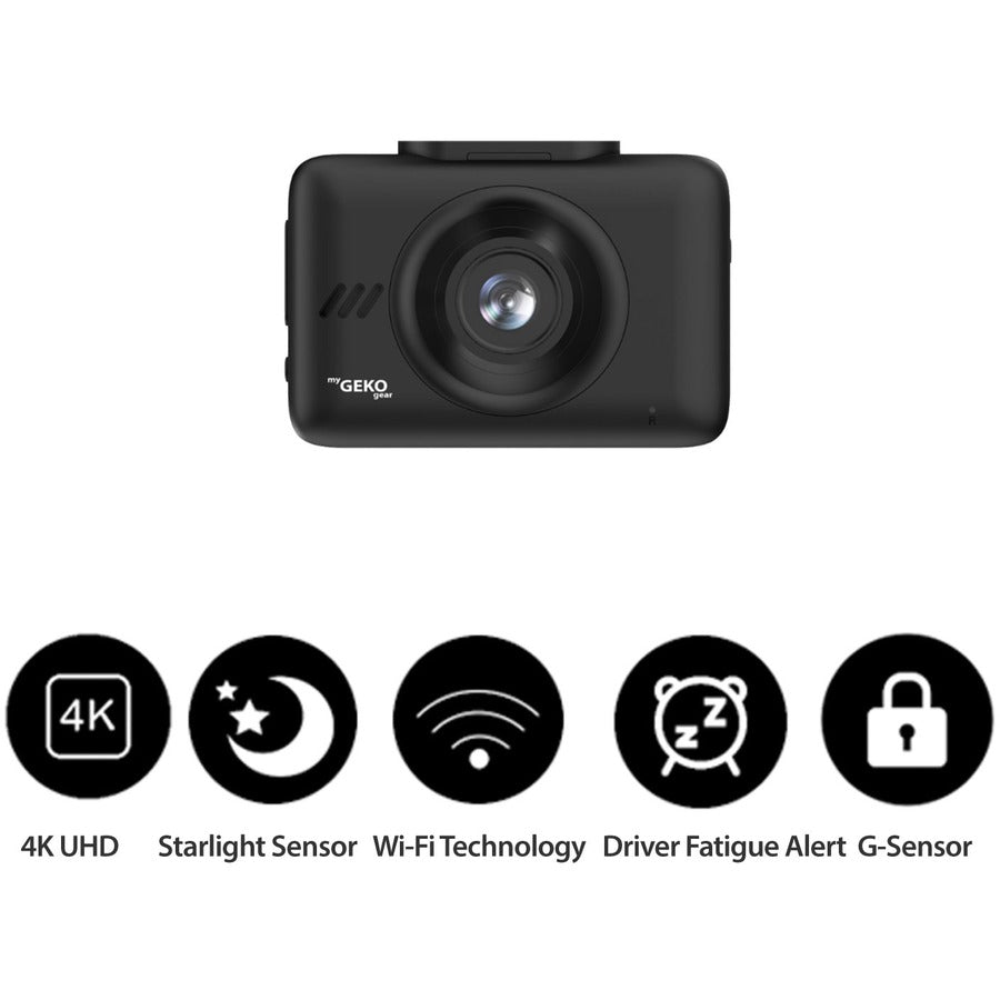 myGEKOgear by Adesso Orbit 535 4K Wi-Fi Sony Starvis Dash Cam