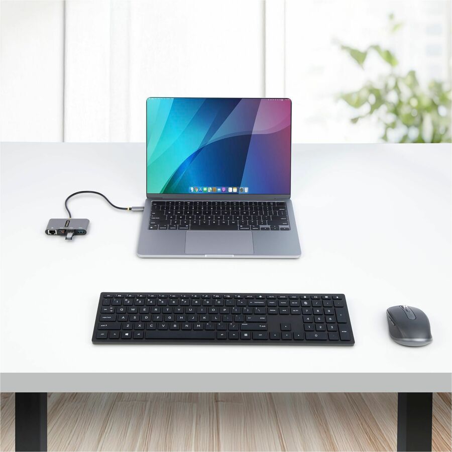 3 PORT USB C HUB WITH ETHERNET