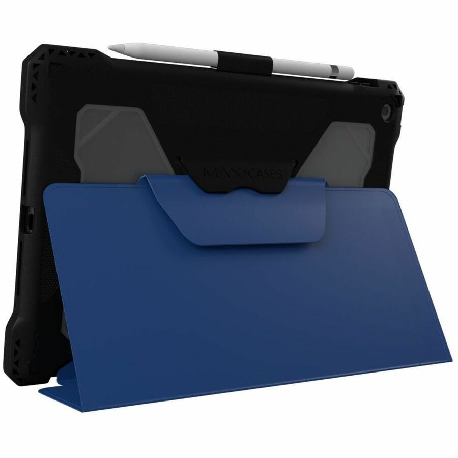 Extreme Folio-X2 for iPad 9 (7/8) 10.2" (2021) (New Wipeable Material) (Blue)
