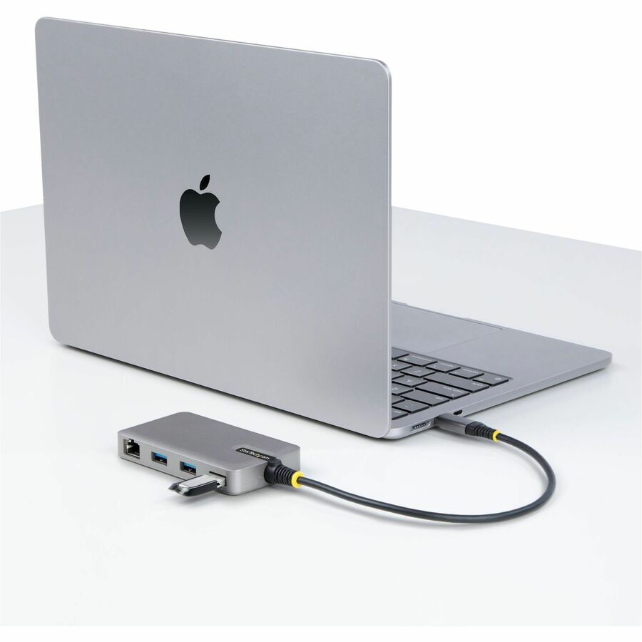 3-PORT USB-C HUB WITH ETHERNET