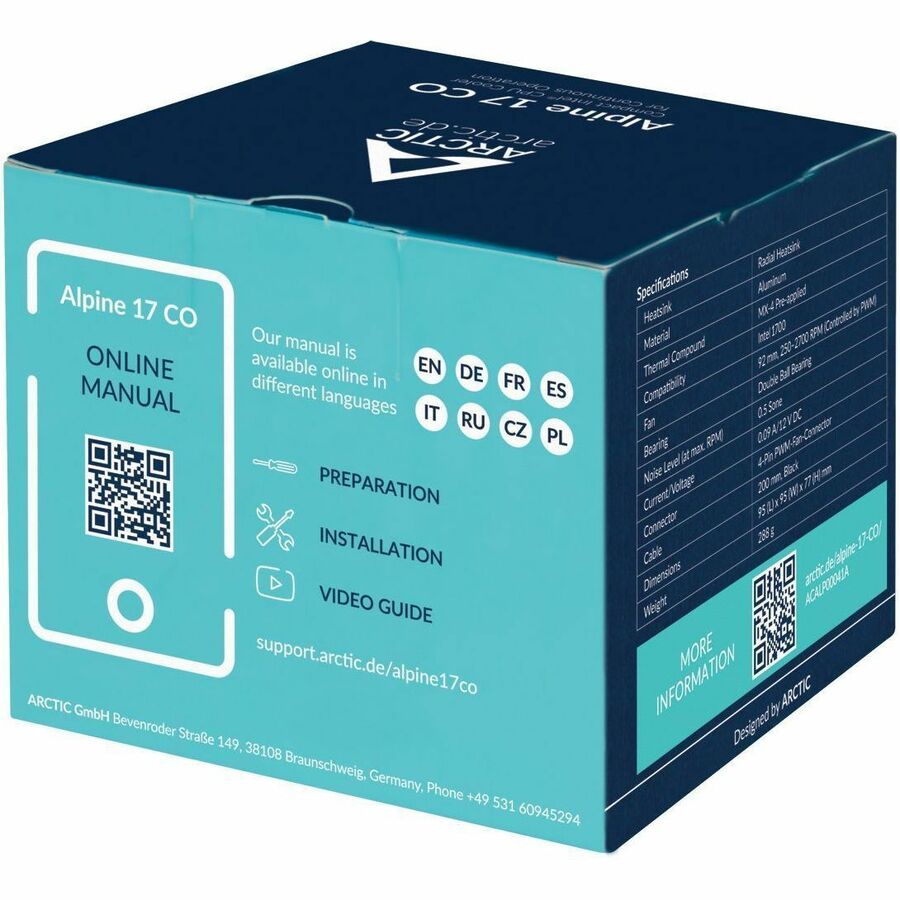 Arctic Alpine 17 CO Cooling Fan/Heatsink