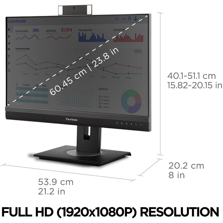 24 ERGONOMIC DOCKING MONITOR