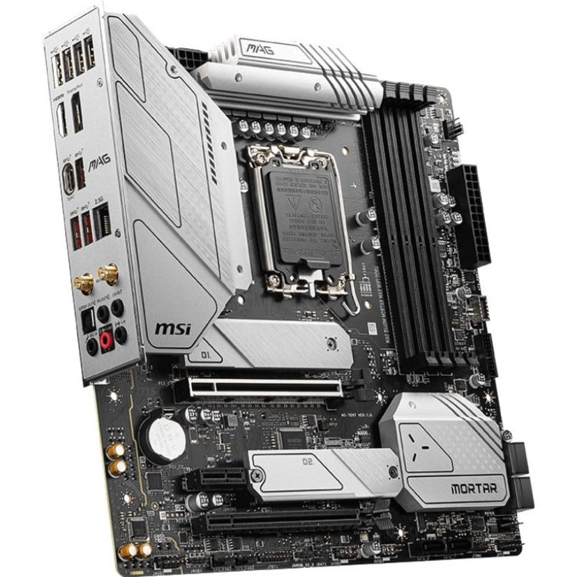 MSI MAG MAG B660M MORTAR MAX WIFI DDR4 Desktop Motherboard - Intel B660 Chipset - Socket LGA-1700 - Intel Optane Memory Ready - Micro ATX