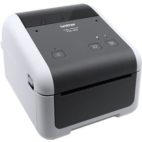 Brother TD4520DN Desktop Direct Thermal Printer - Monochrome - Label Print - Fast Ethernet - USB - Serial