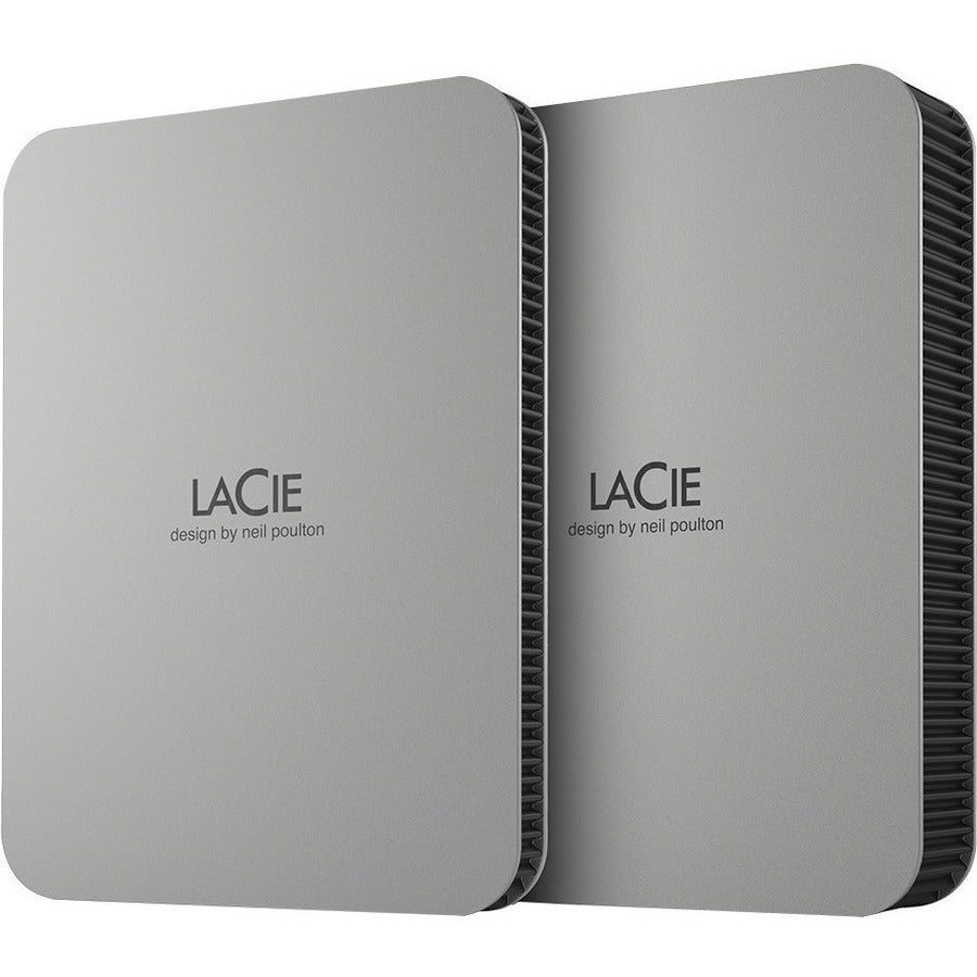LaCie Mobile Drive Secure STLR4000400 4 TB Portable Hard Drive - 3.5" External - Space Gray