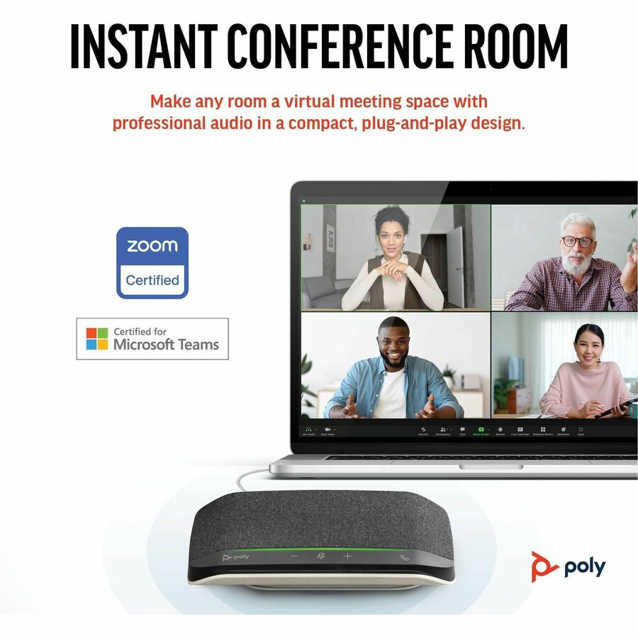 Poly Sync 10 USB-A USB-C Speakerphone